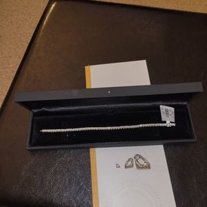 Neo Nova Moissanite 0.10 CT Tennis Bracelet with Certificate of Authenticity